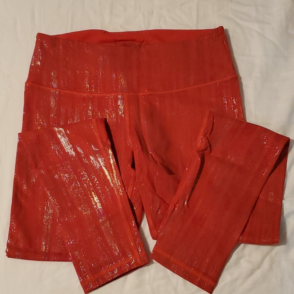 Victoria Sport, red workout legging medium long